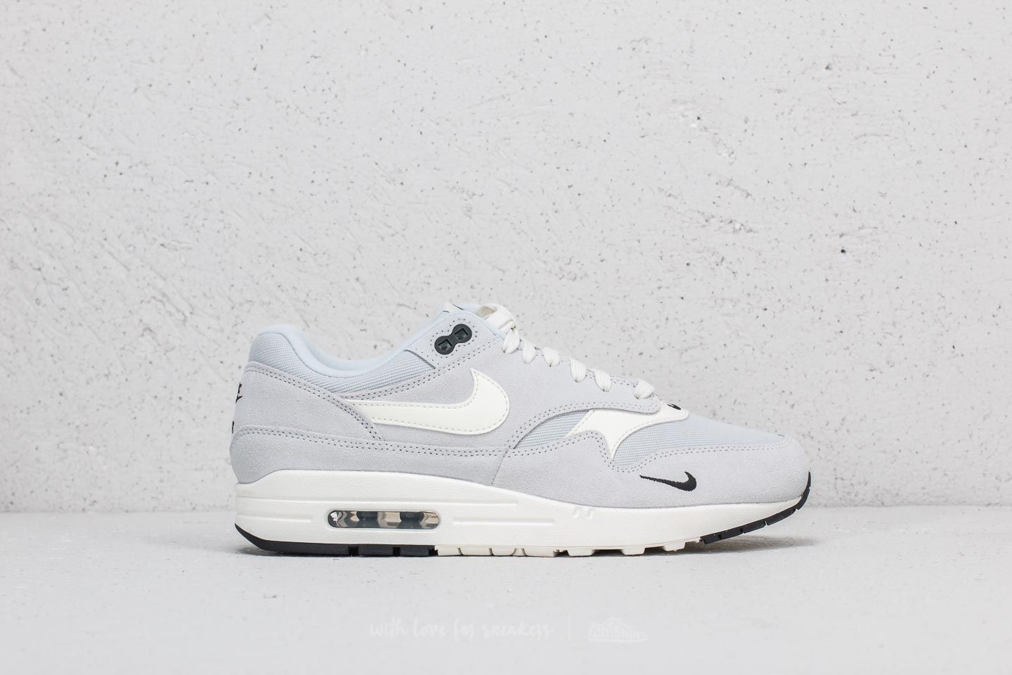 Herresko Nike Air Max 1 Premium Pure Platinum/ Sail-Black-White