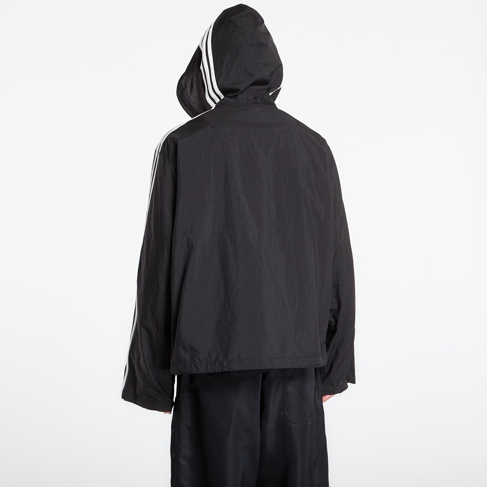 Jacken Y-3 Nylon Wired 3 Stripes Track Top Black
