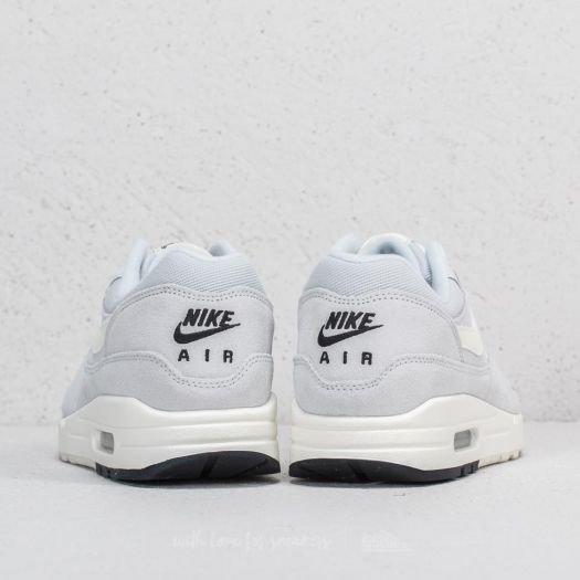air max 1 premium pure platinum sail black white