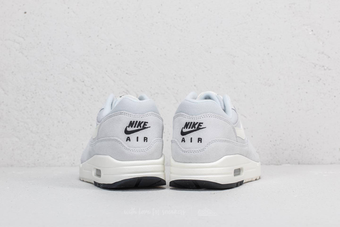 Herresko Nike Air Max 1 Premium Pure Platinum/ Sail-Black-White