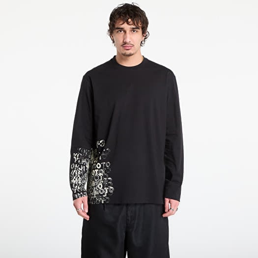 Majice Y-3 Gfx Long Sleeve T-Shirt Black