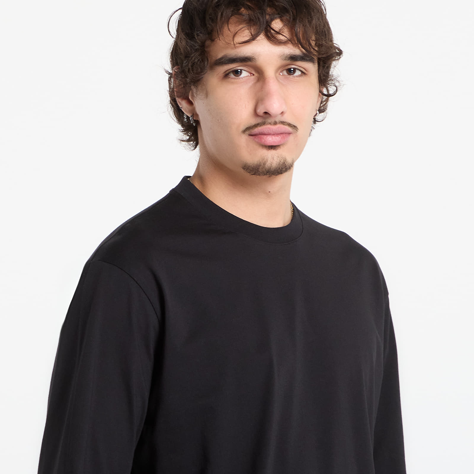 Trička Y-3 Gfx Long Sleeve T-Shirt Black
