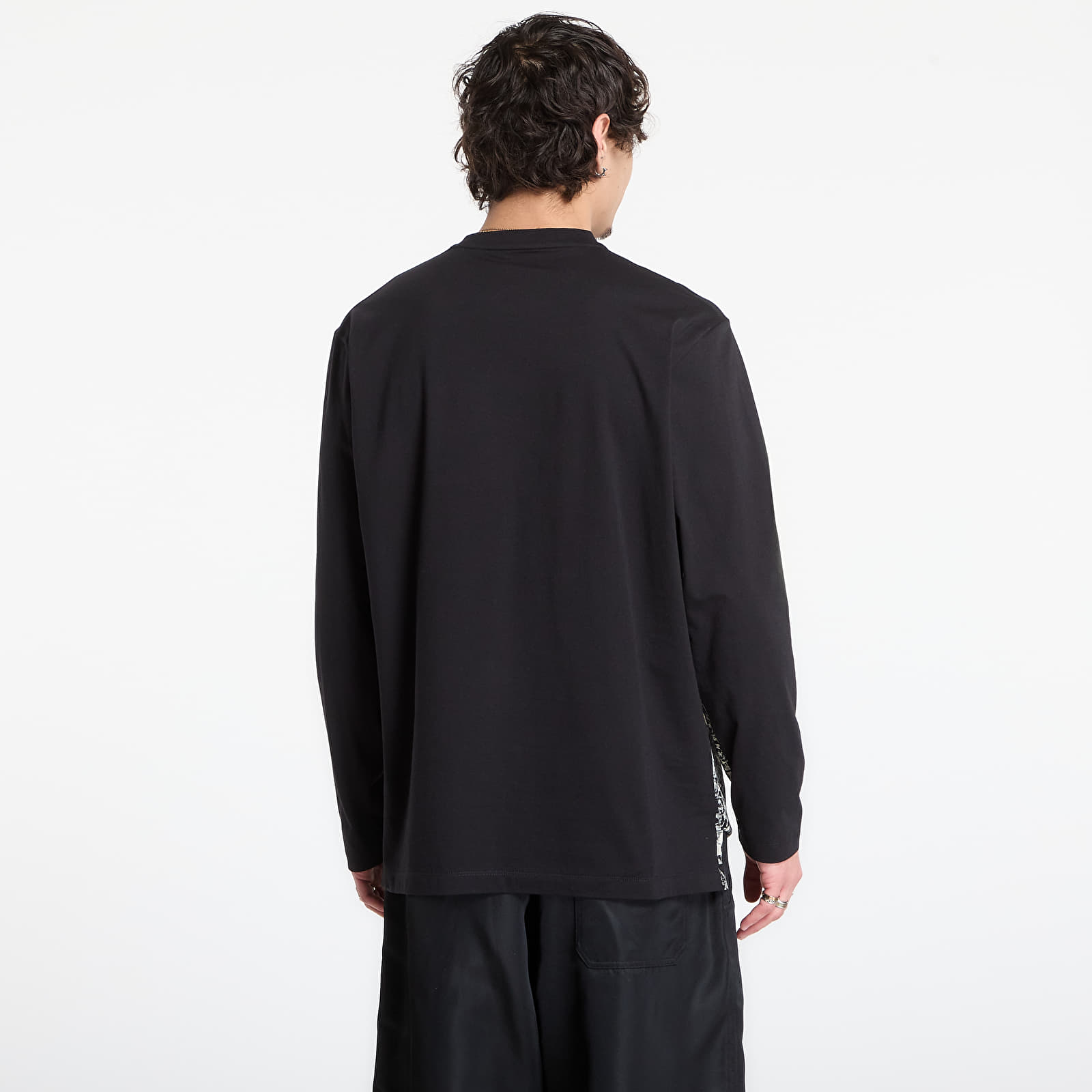 Trička Y-3 Gfx Long Sleeve T-Shirt Black