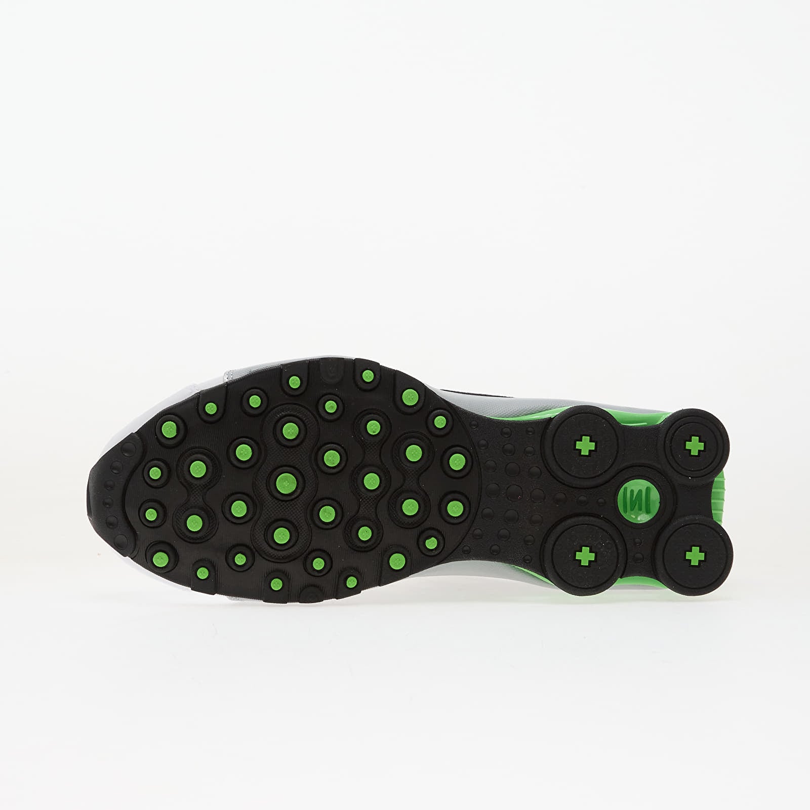 Vyriška avalynė Nike Shox Nz White/ Black-Metallic Silver-Green Pulse