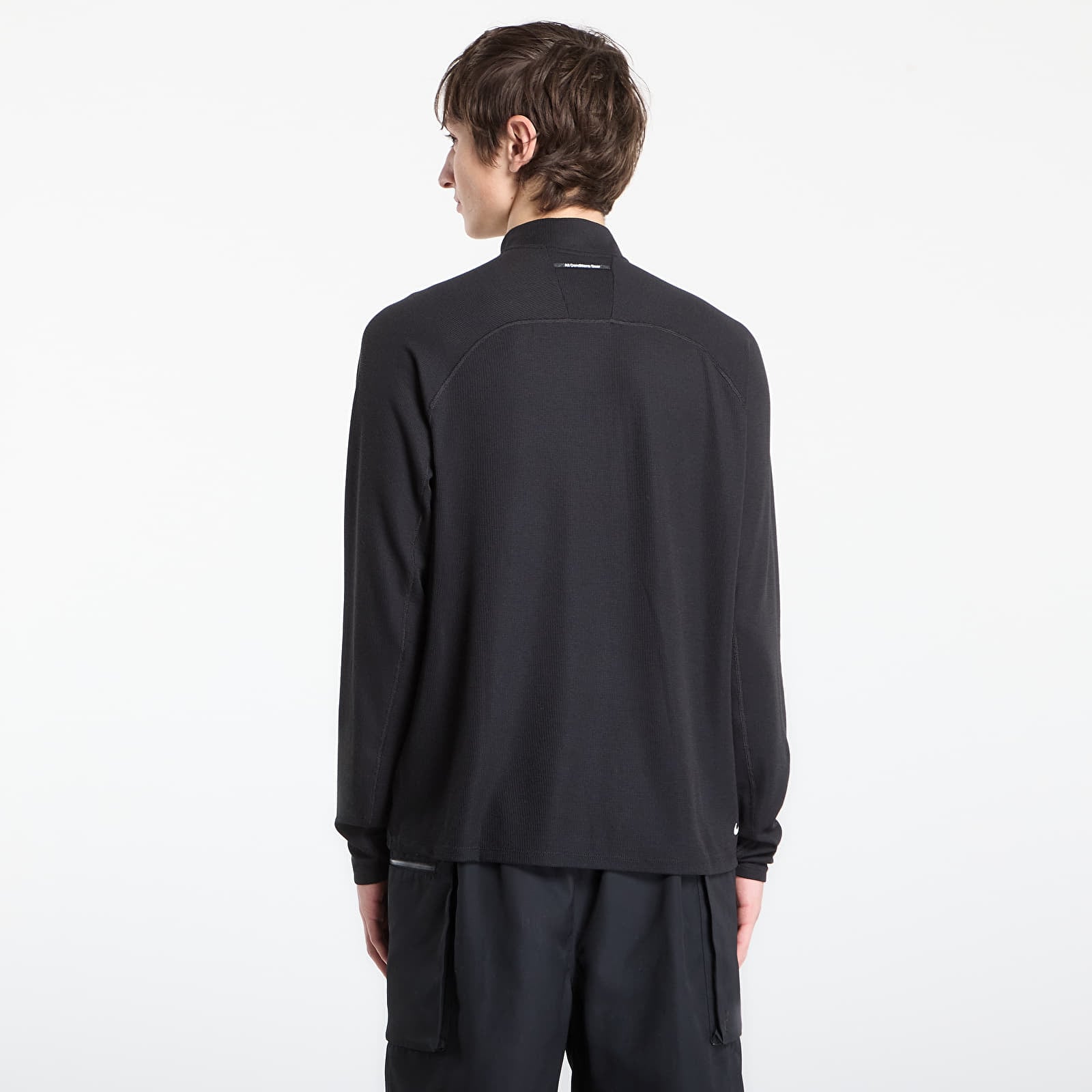 Μπλούζες Nike ACG Men's Dri-FIT Mid-Layer 1/4-Zip Trail Running Top Black/ Black/ Summit White