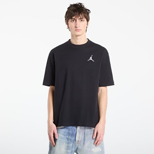 Jordan Men's Embroidered Jumpman T-Shirt Black/ White