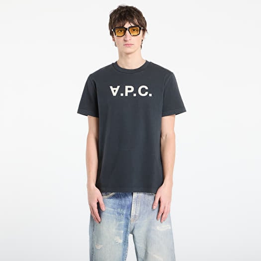 T-Shirt A.P.C. Standard Brodé Rayé T-Shirt UNISEX Faded Indigo/ Ecru