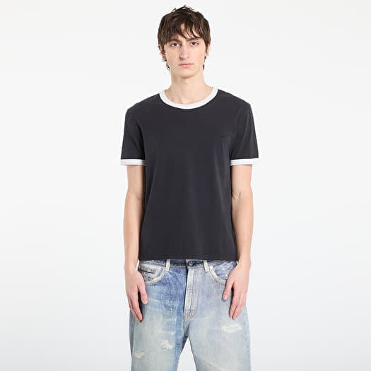 A.P.C. Short-Sleeved Contrast T-Shirt Black