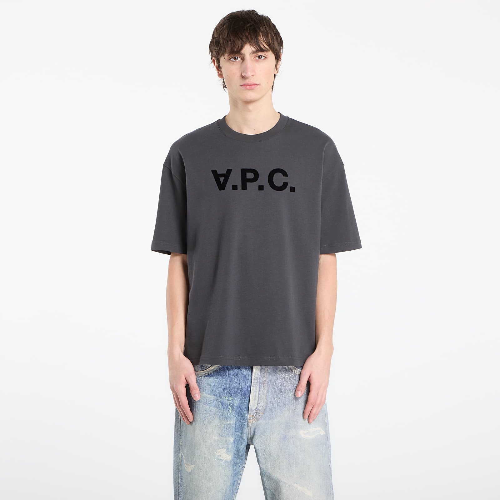 Tricou A.P.C. Logo-Detail T-Shirt UNISEX Ecru L