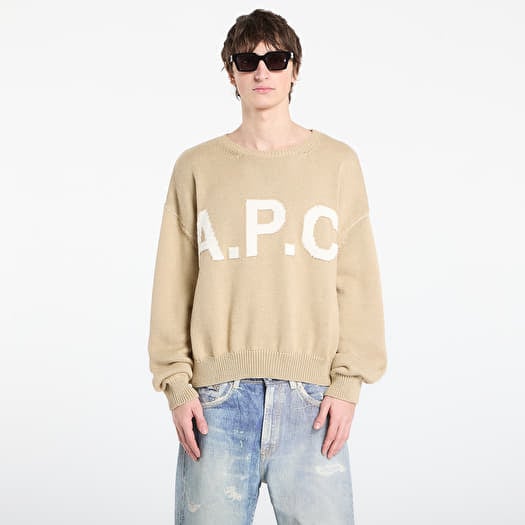 A.P.C. Logo Jumper UNISEX  Beige