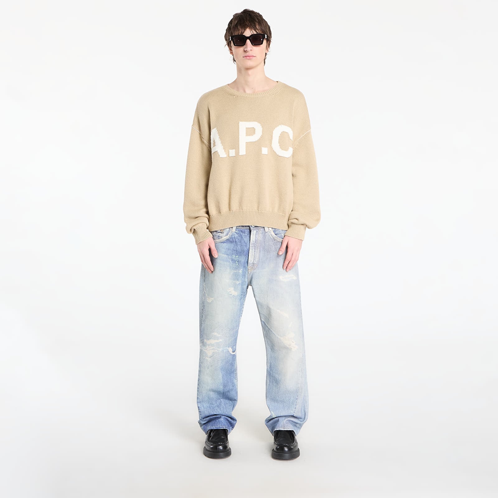 Pullover A.P.C. Logo Jumper UNISEX  Beige
