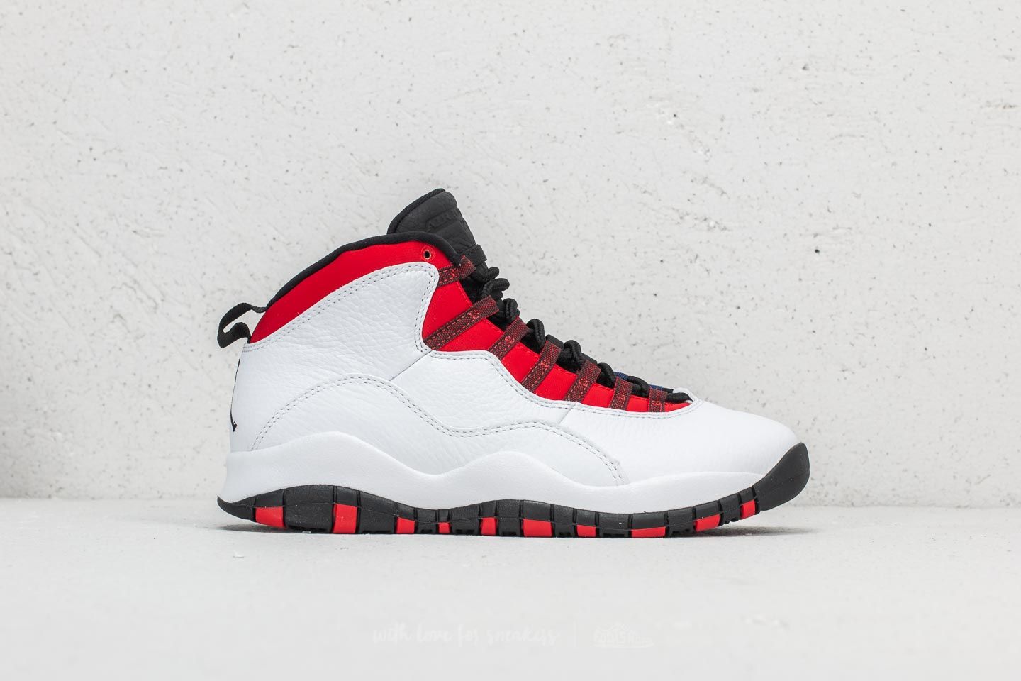 Men s shoes Air Jordan 10 Retro White Black University Red Footshop