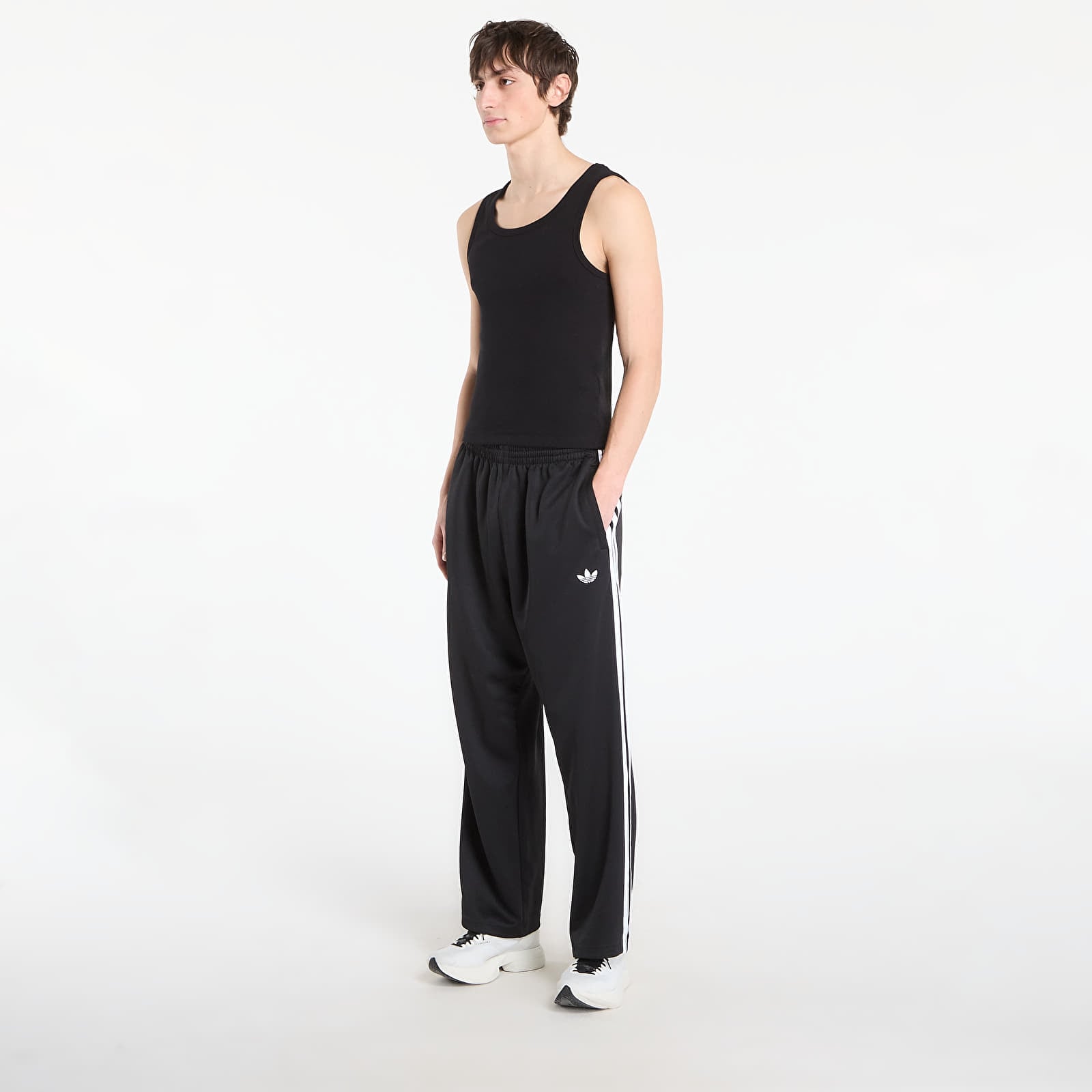Kalhoty adidas Loose Track Pants Black/ White