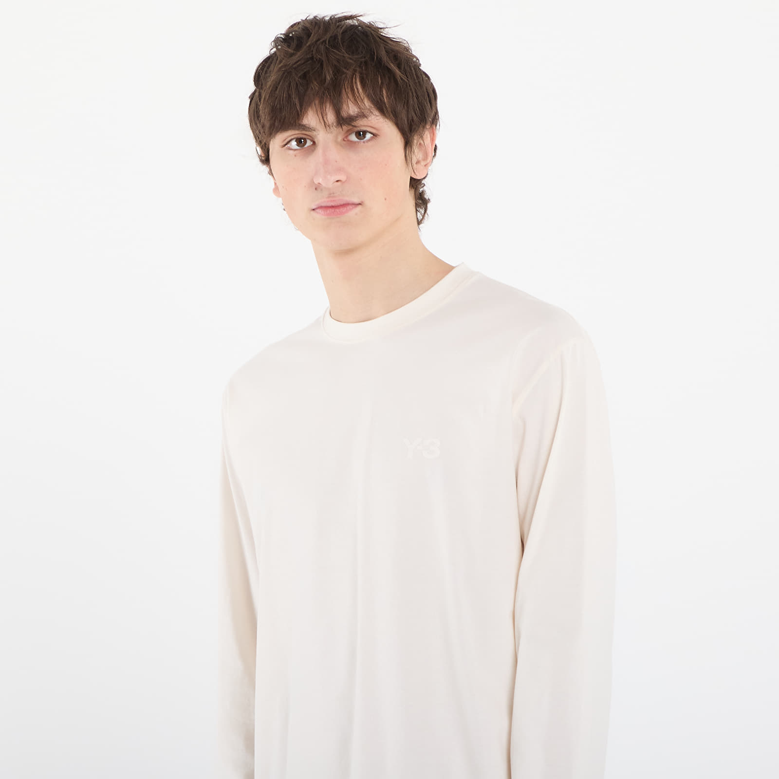 T-shirts Y-3 Logo Long Sleeve Long-Sleeve Top Chalk White