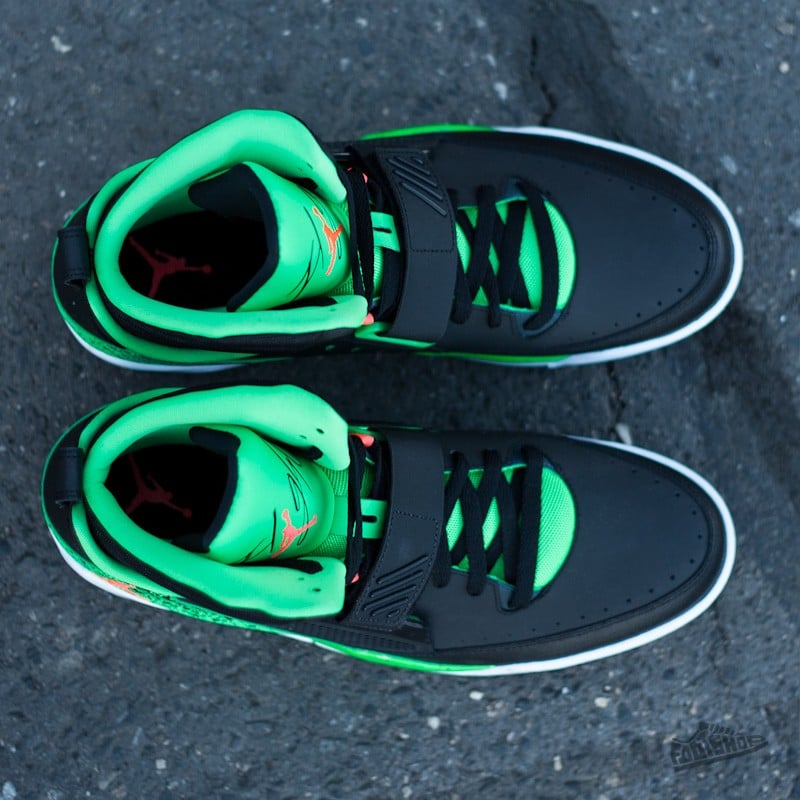 Men's shoes Jordan Flight 97 Black/Infrared/Light Green Spark