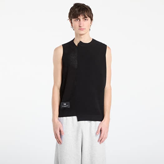 Telovnik Y-3 Gfx Knitted Vest Black