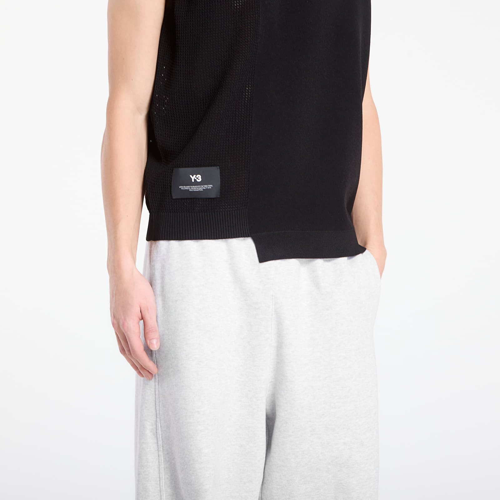 Vests Y-3 Gfx Knitted Vest Black