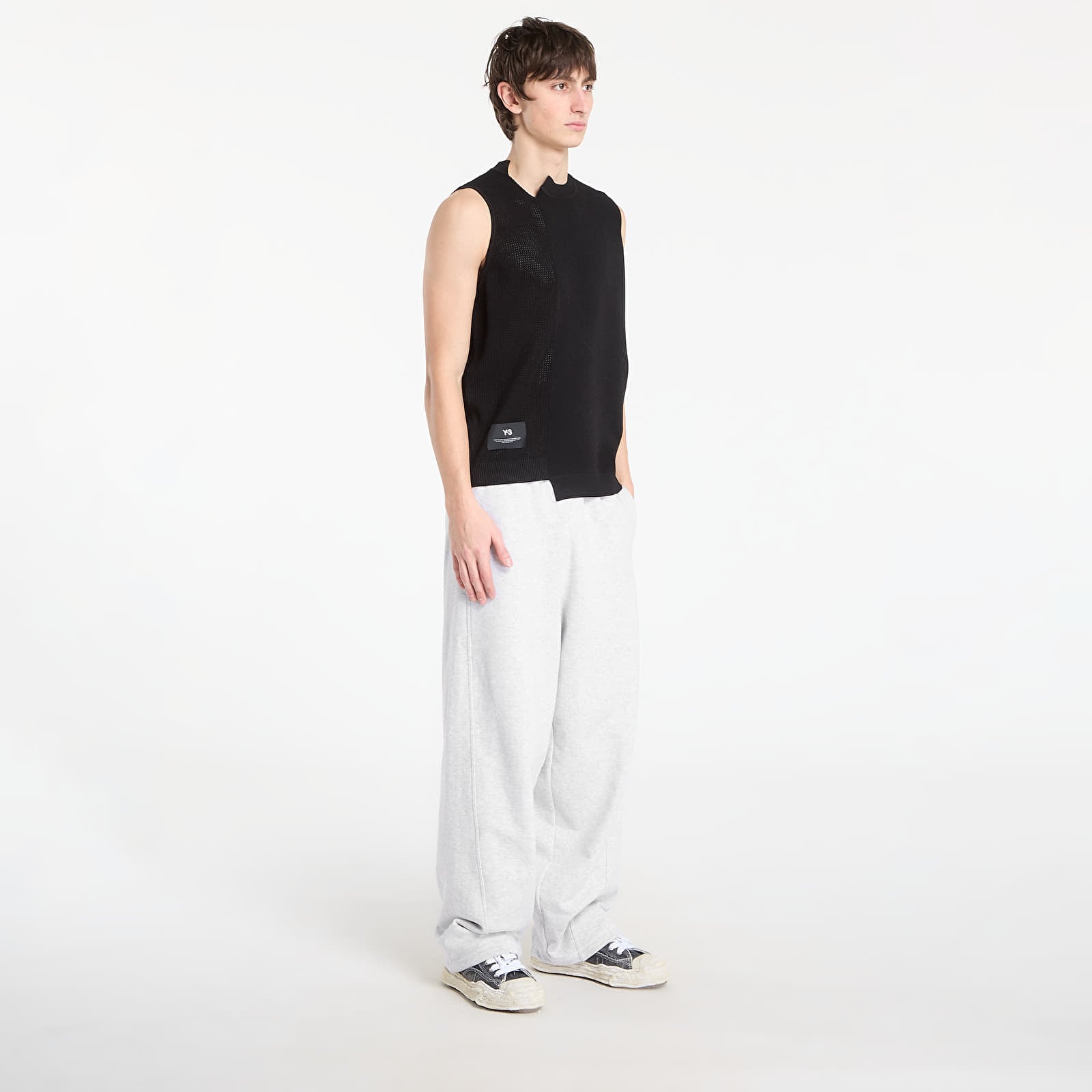 Vests Y-3 Gfx Knitted Vest Black