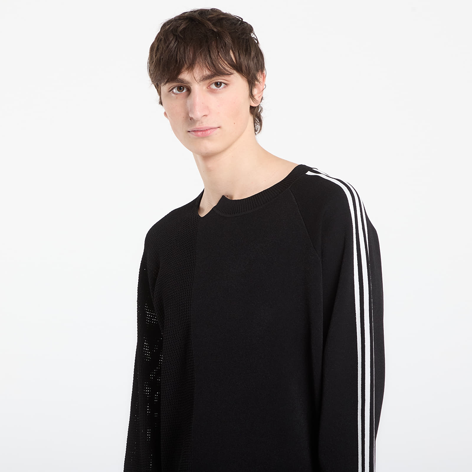 Hoodies and sweatshirts Y-3 Logo Knit Sweatshirt Black/ Rayon