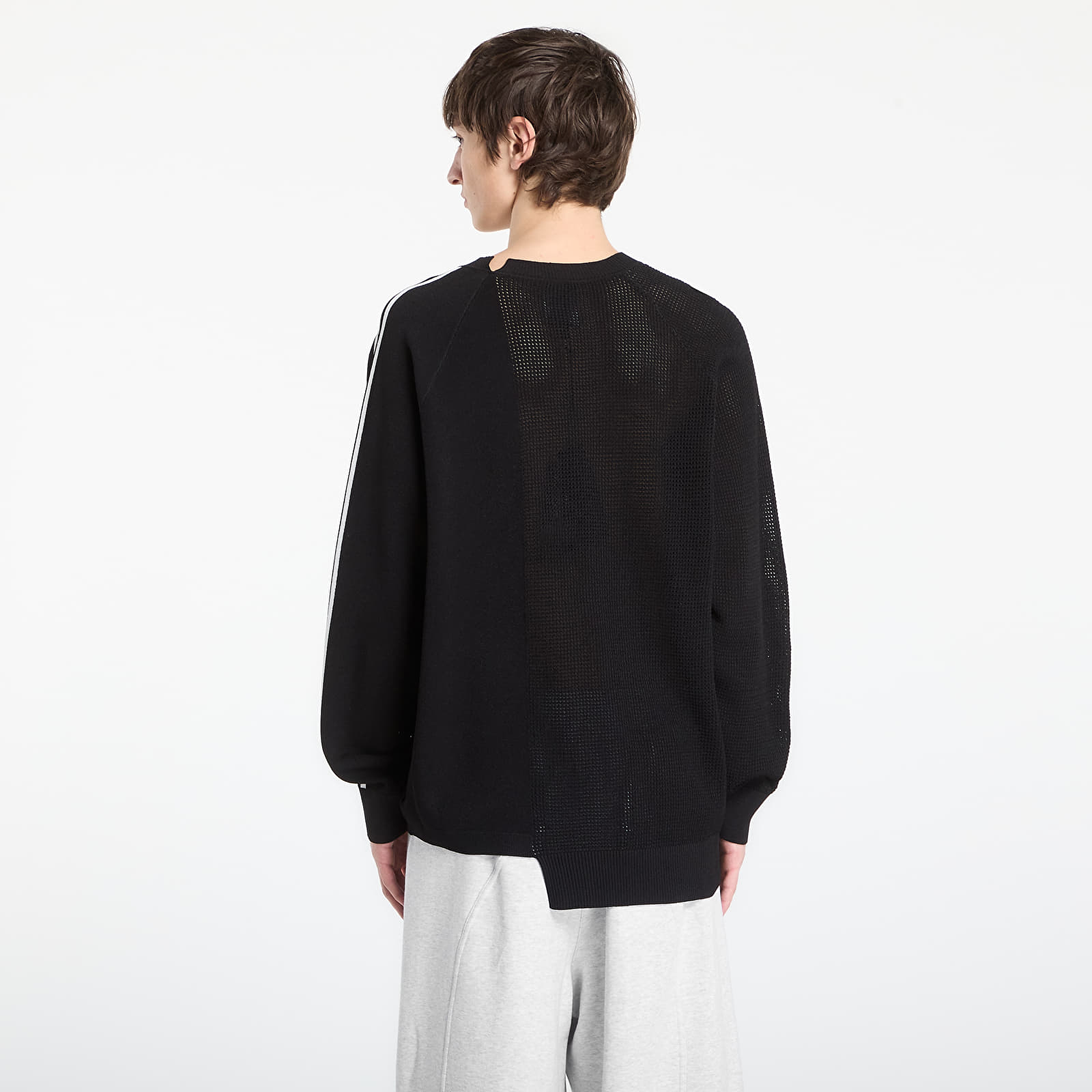 Hoodies and sweatshirts Y-3 Logo Knit Sweatshirt Black/ Rayon