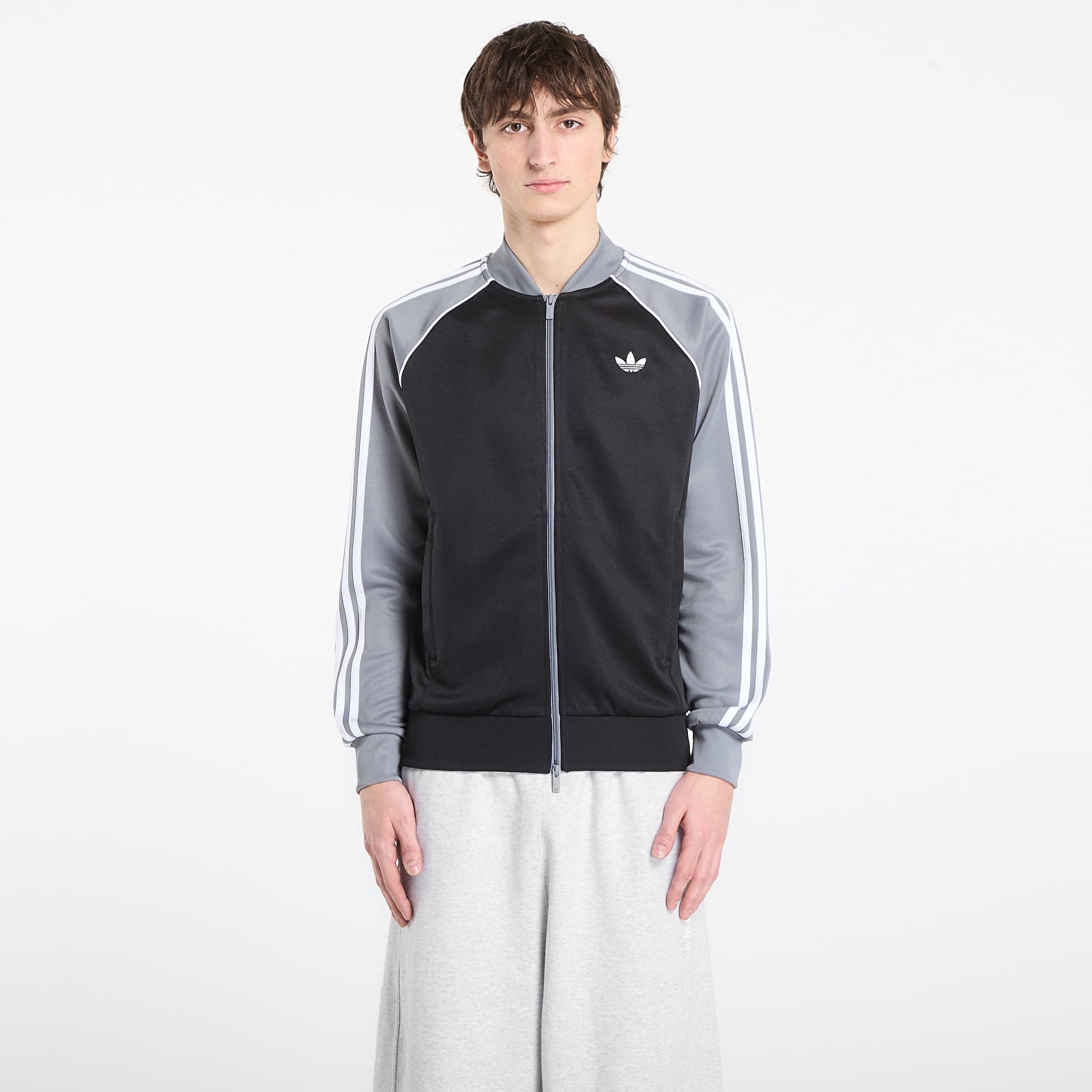 Sweatjacken und Sweatshirts adidas Sst Tt Black/ Grey/ White