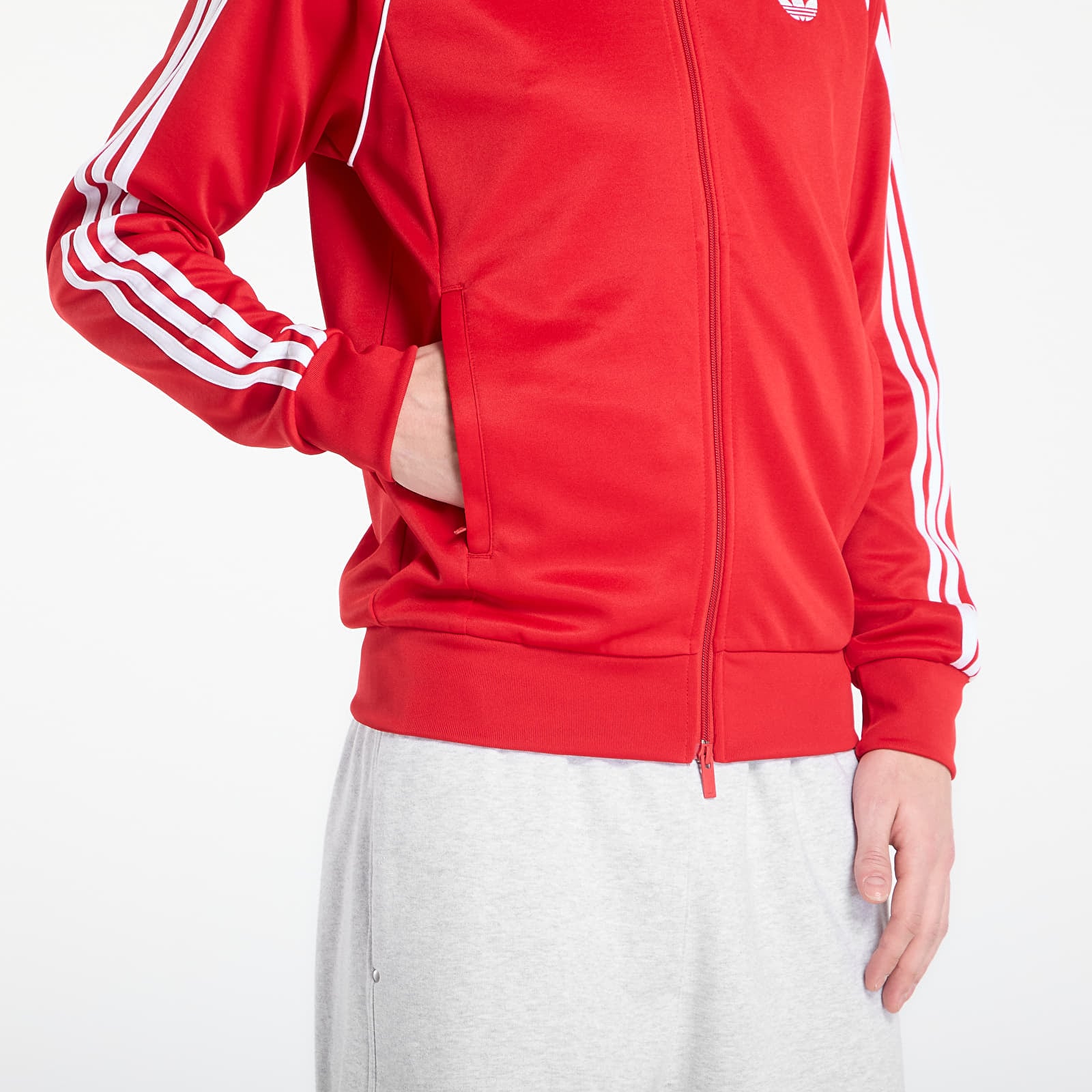 Men's hoodies adidas Sst Tt Better Scarlet/ White