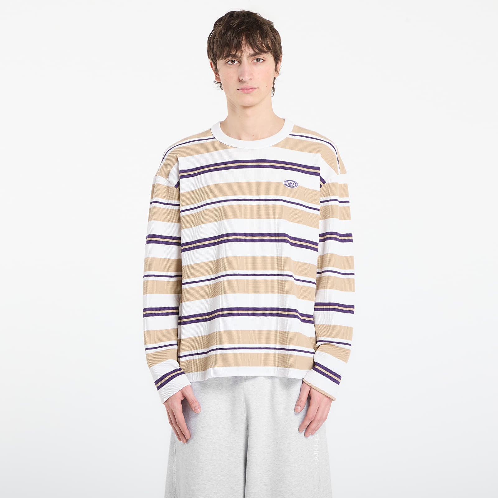 Tricou adidas Graphic Ls Tee Core White M