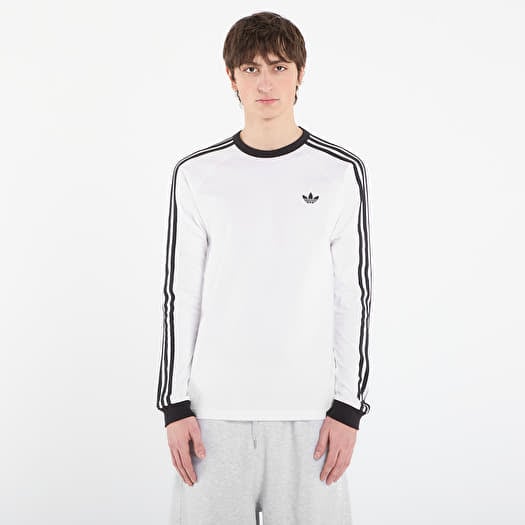 Tričko adidas 3S Ls Tee White
