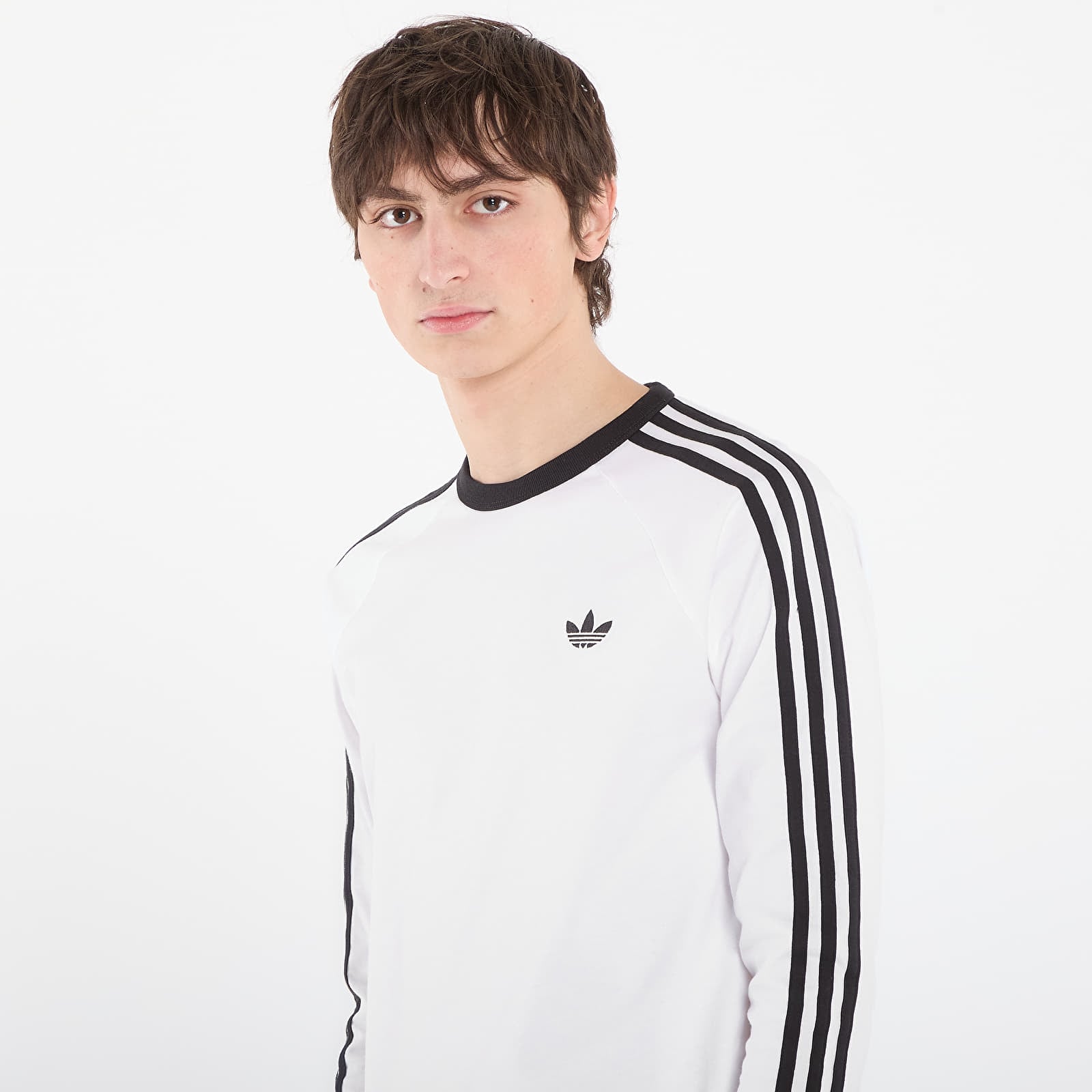 Magliette adidas 3S Ls Tee White
