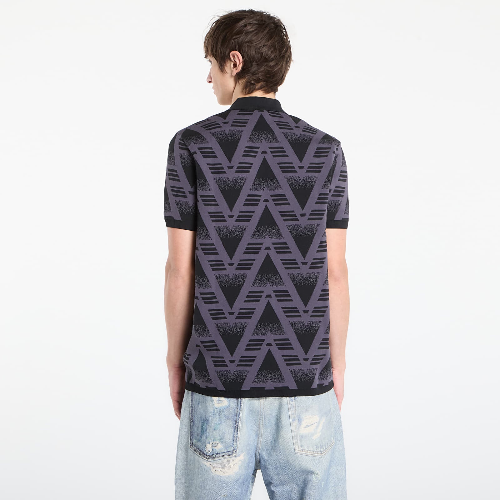 T-paidat adidas Aop Polo Black