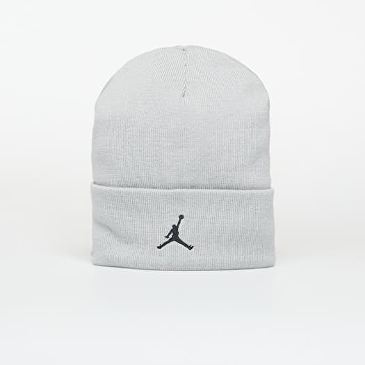 Jordan Peak Satin-Lined Beanie Lt Smoke Grey/ Black