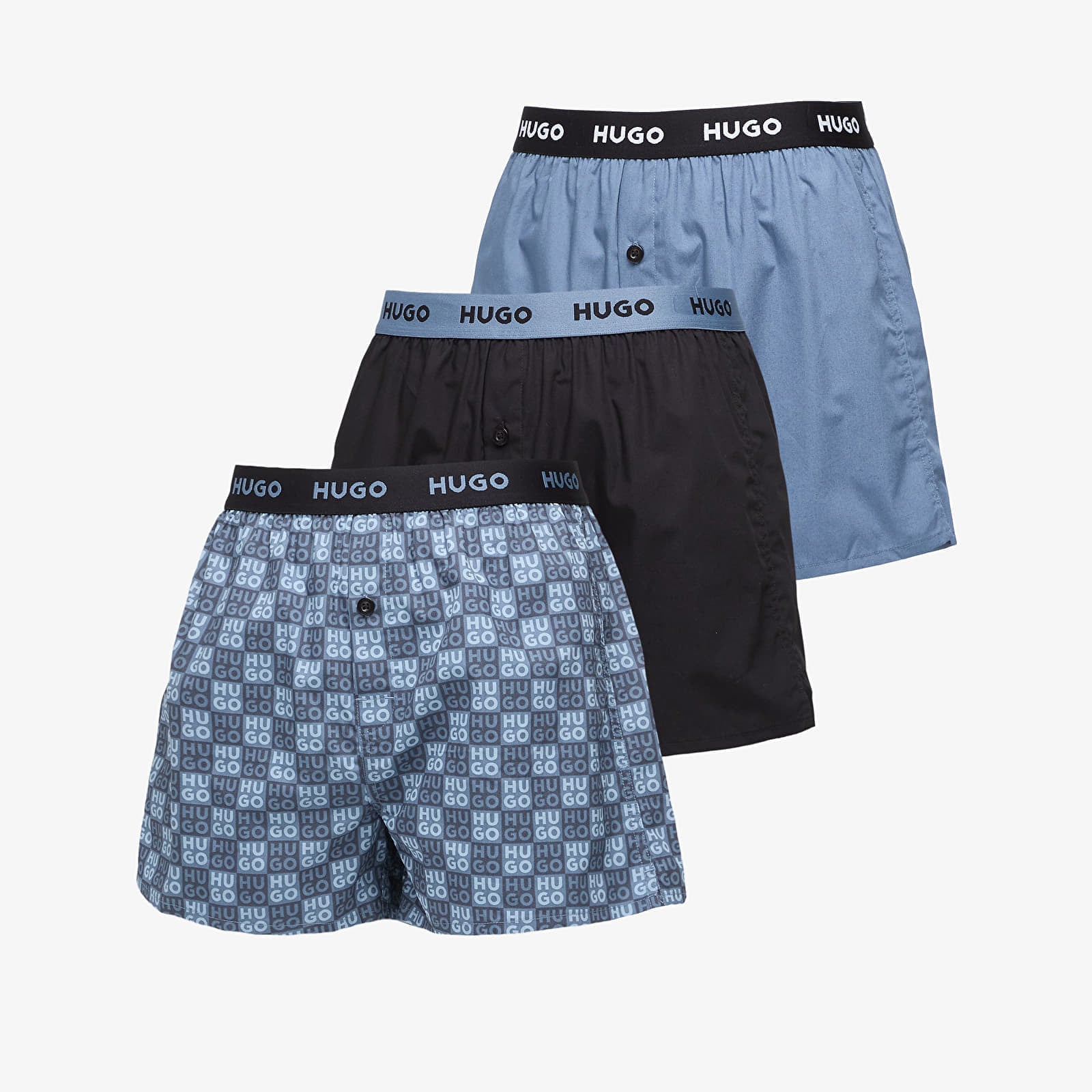 Boxeri Hugo Boss B-Woven Boxer 3-Pack Multicolor L