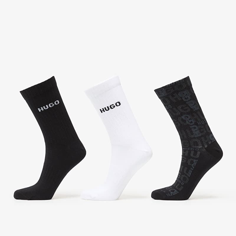 Calzini Hugo Boss H-3-Pack Qs Logo Piquet Cc Multicolor