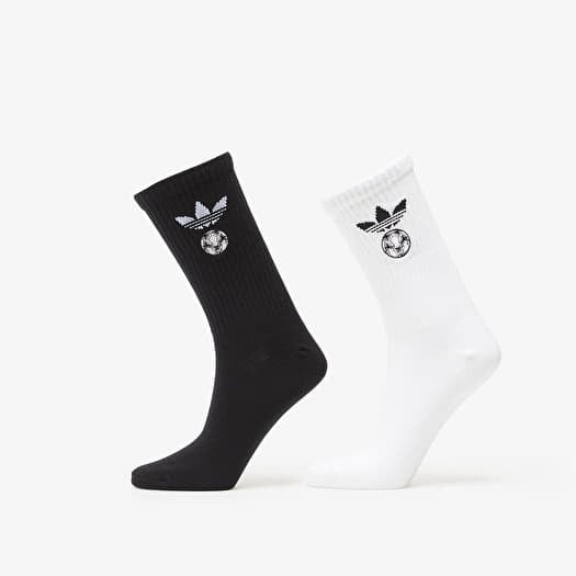 Kojinės adidas Fball Cr S 2P White/ Black