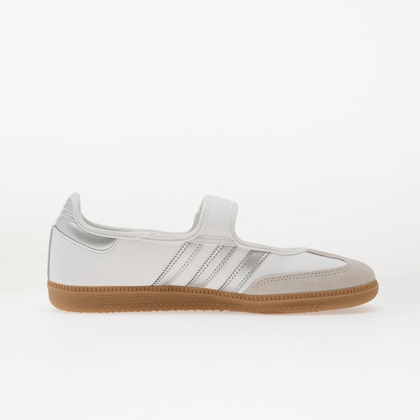 Damen Sneaker und Schuhe adidas Samba Jane W Ftw White/ Silver Metallic/ Gum4