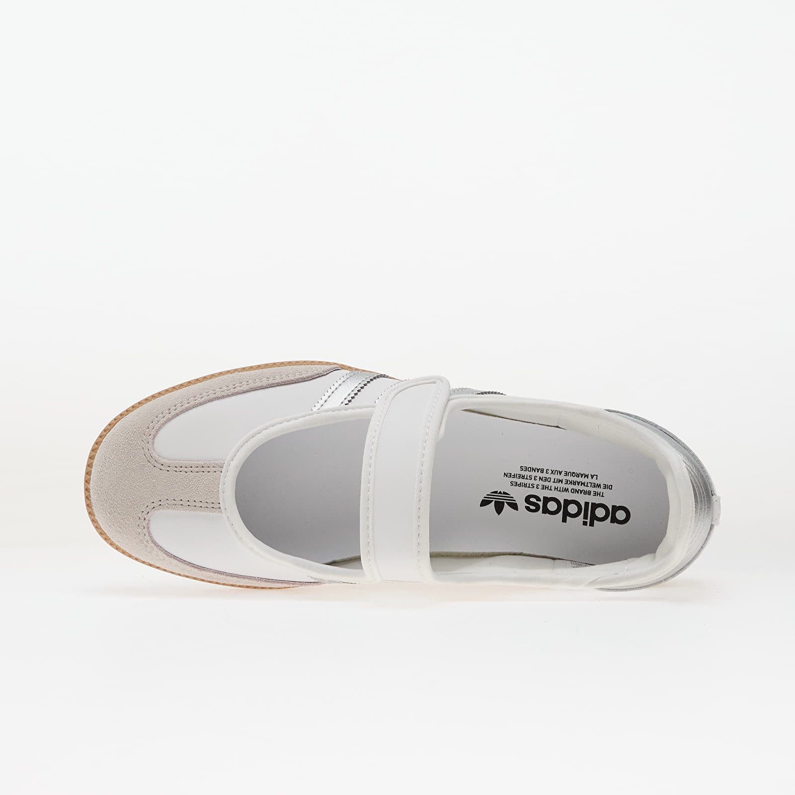 Damen Sneaker und Schuhe adidas Samba Jane W Ftw White/ Silver Metallic/ Gum4