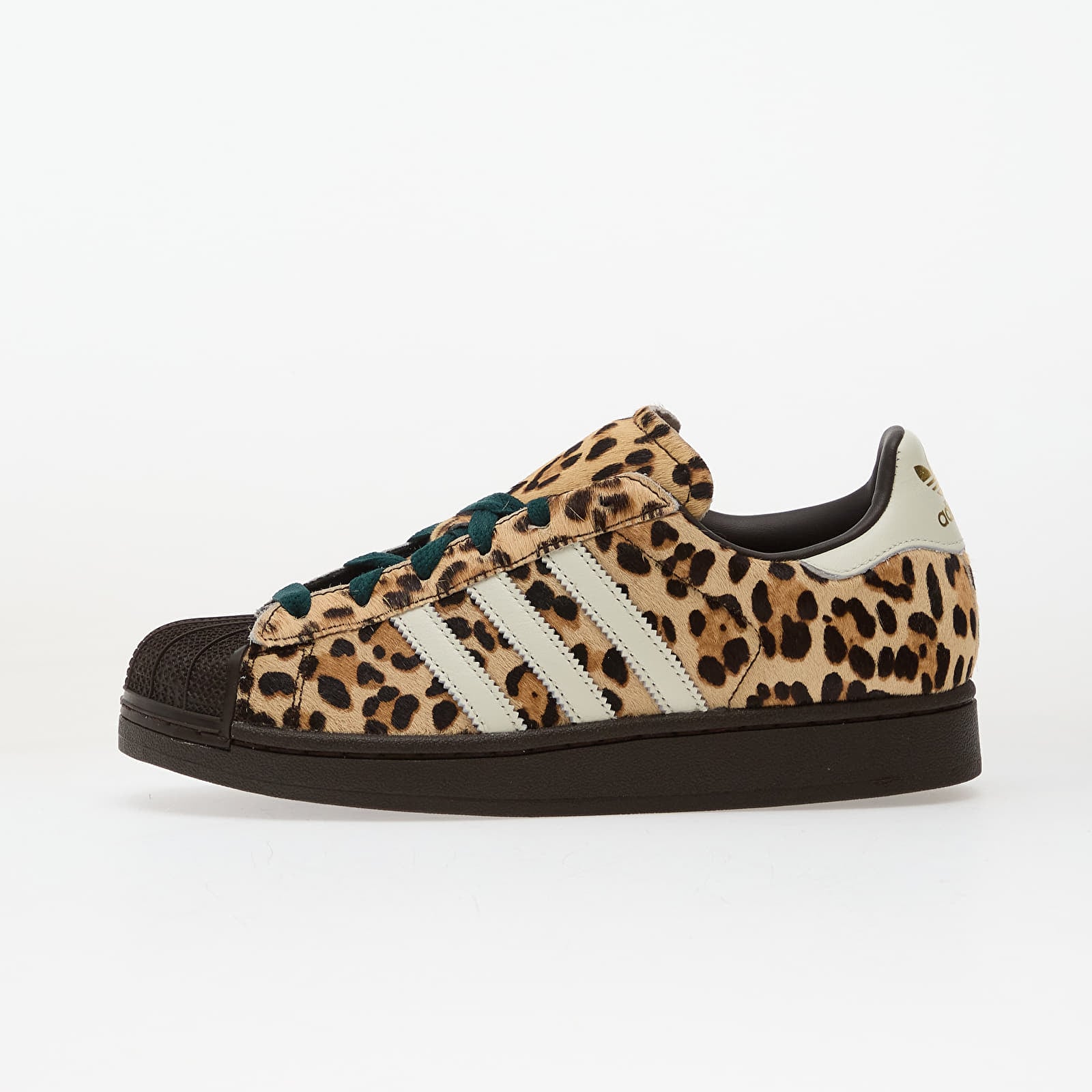 Women's shoes adidas Superstar II W Dark Brown/ Ivory/ Gold Metallic