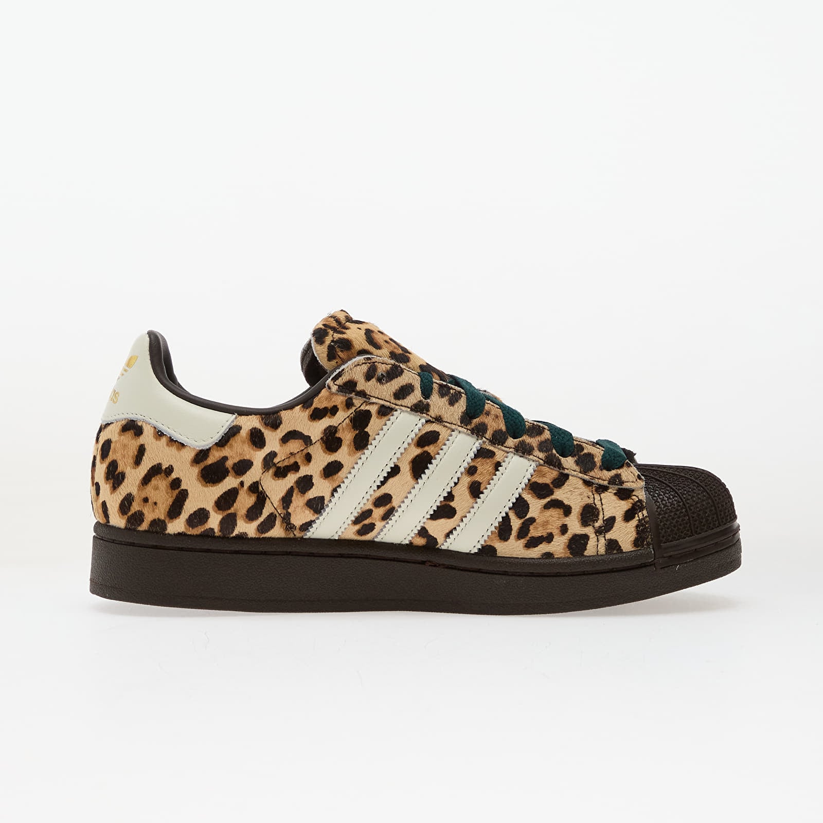 Women's shoes adidas Superstar II W Dark Brown/ Ivory/ Gold Metallic