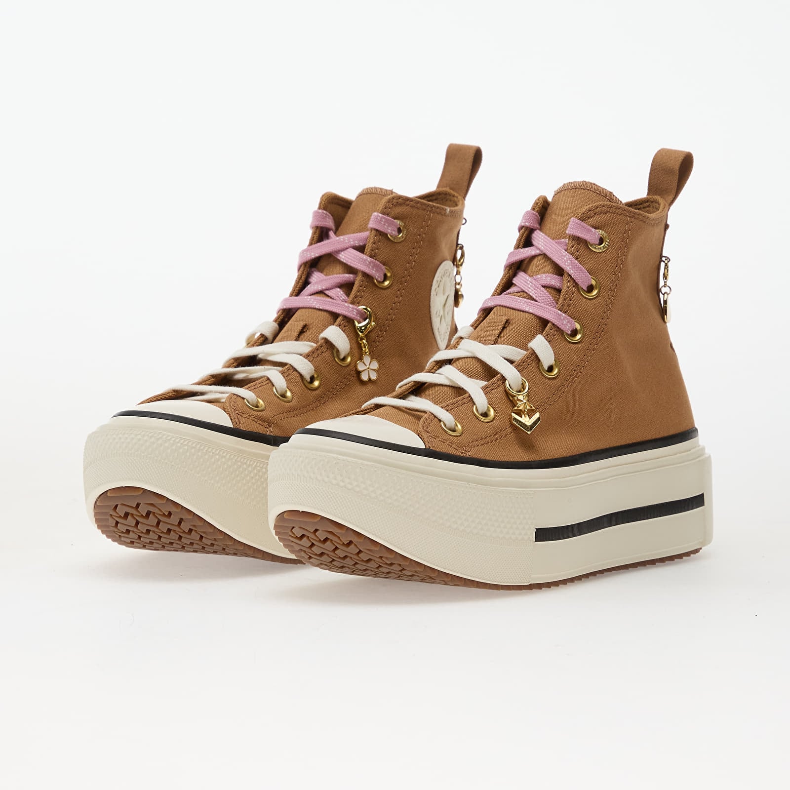 Pánske tenisky a topánky Converse Chuck Taylor All Star Double Stack Beige