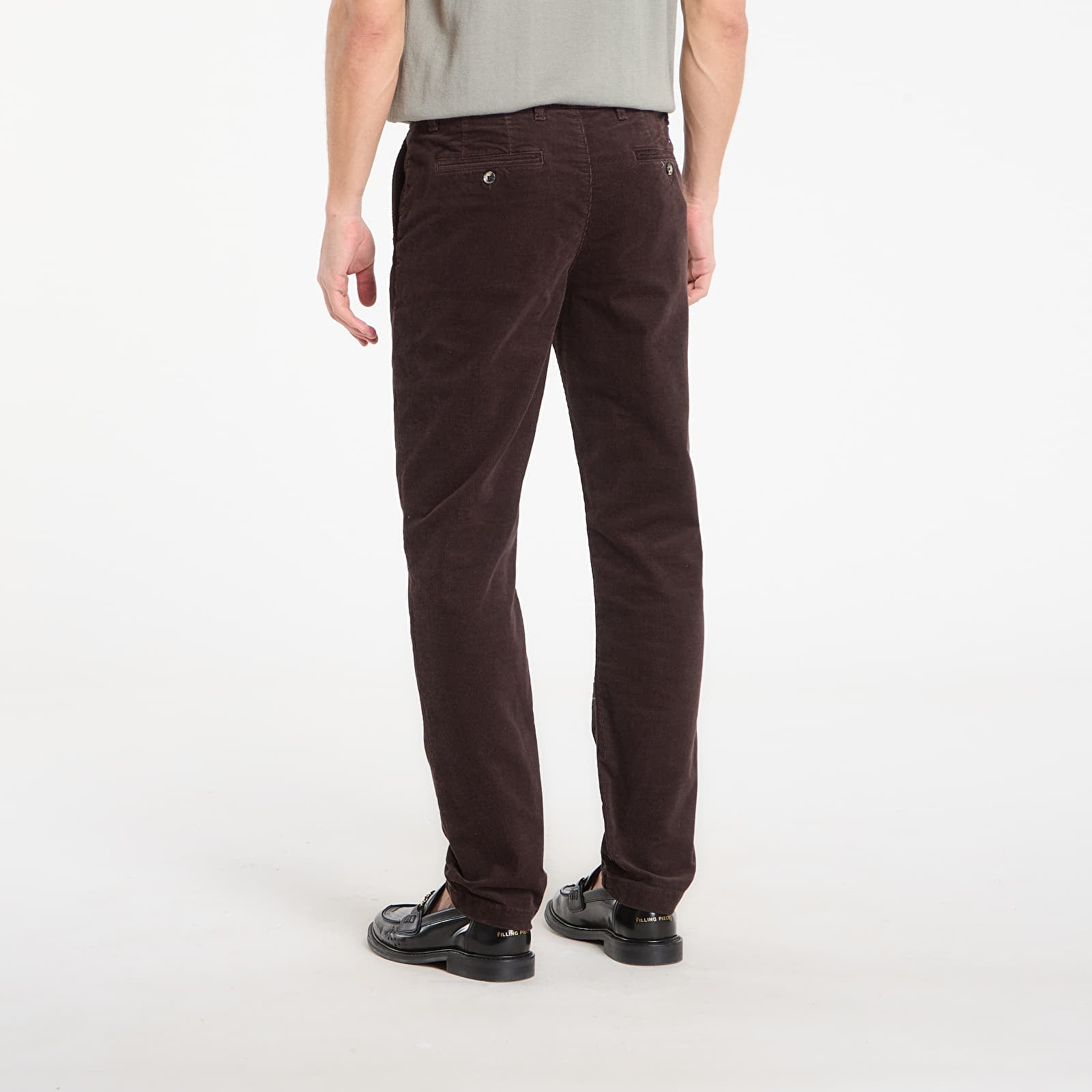 Muške hlače Tommy Hilfiger Denton Pd Corduroy Pants Dark Brown Cord
