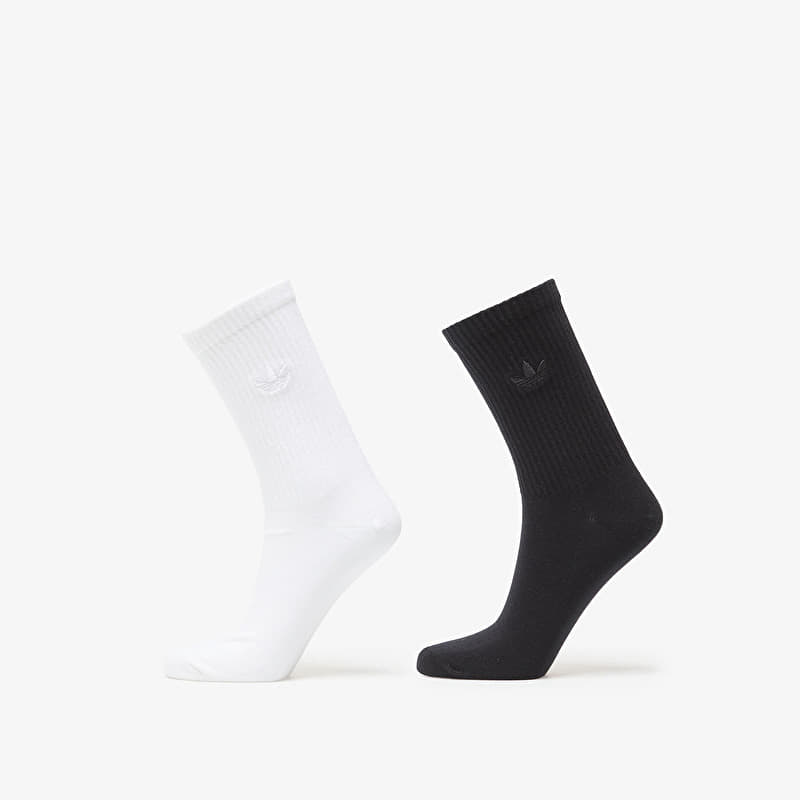 Chaussettes adidas Everyday Icons Crew Socks 2-Pack White