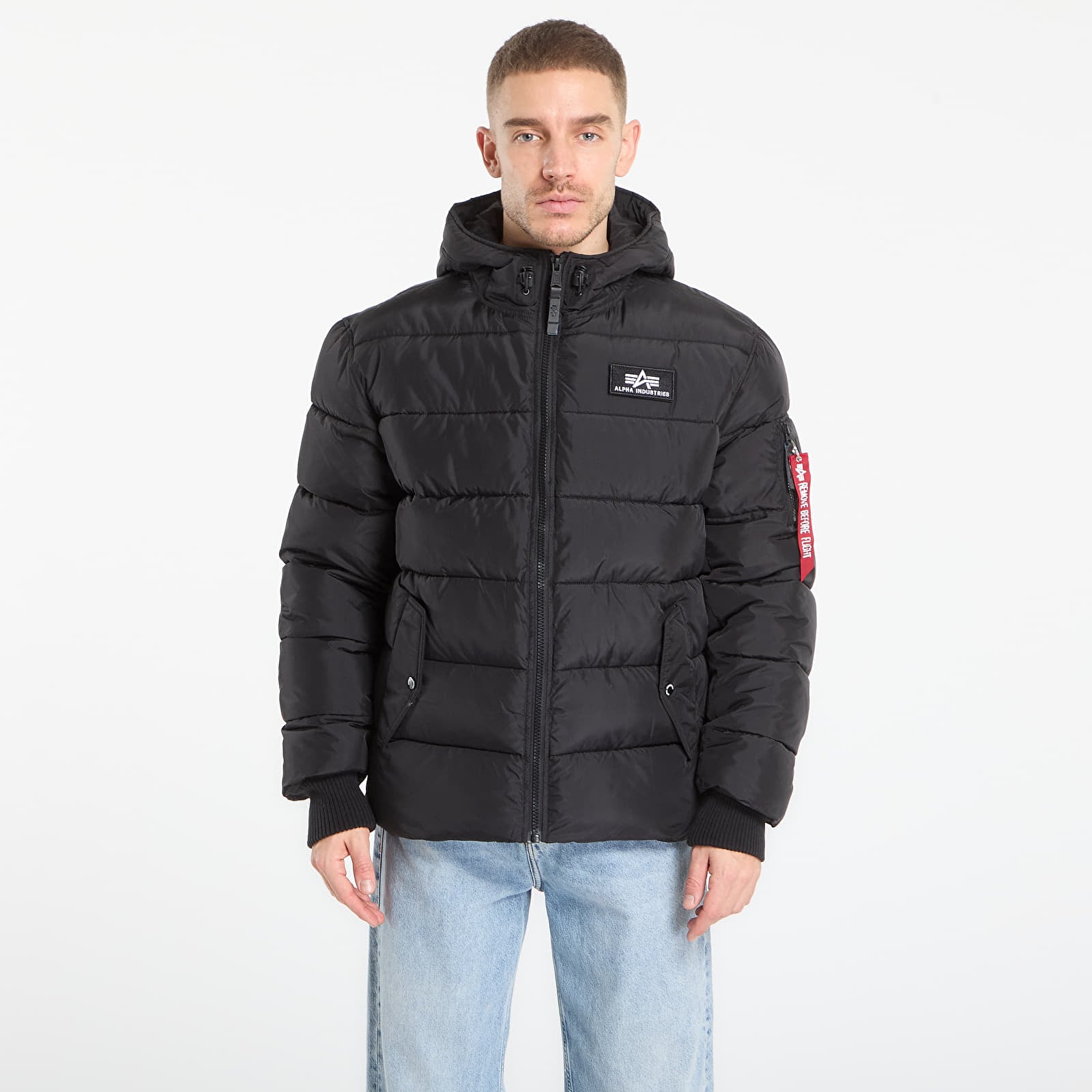 Jakne  Alpha Industries Hooded Puffer Alpha FD Black