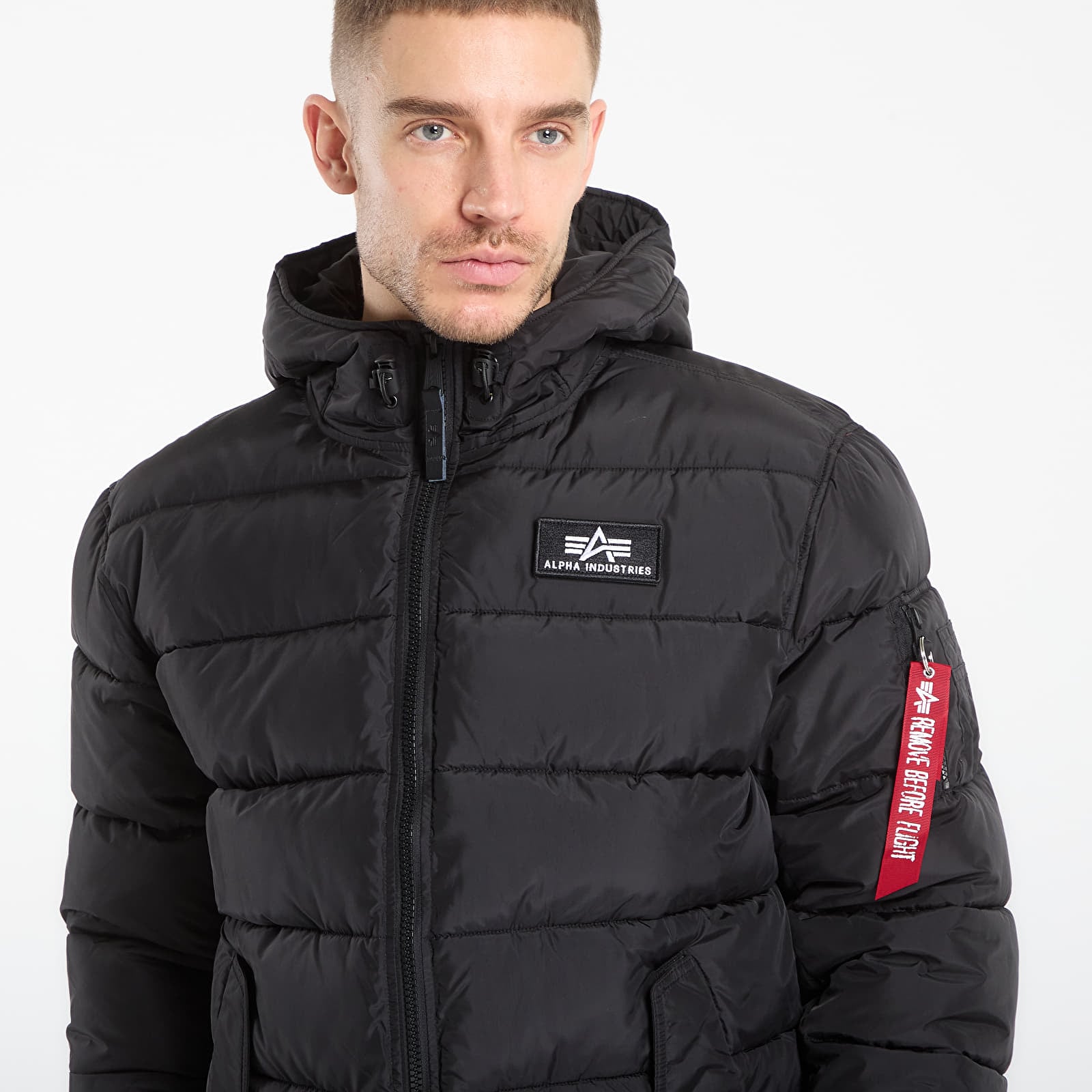Jakne  Alpha Industries Hooded Puffer Alpha FD Black