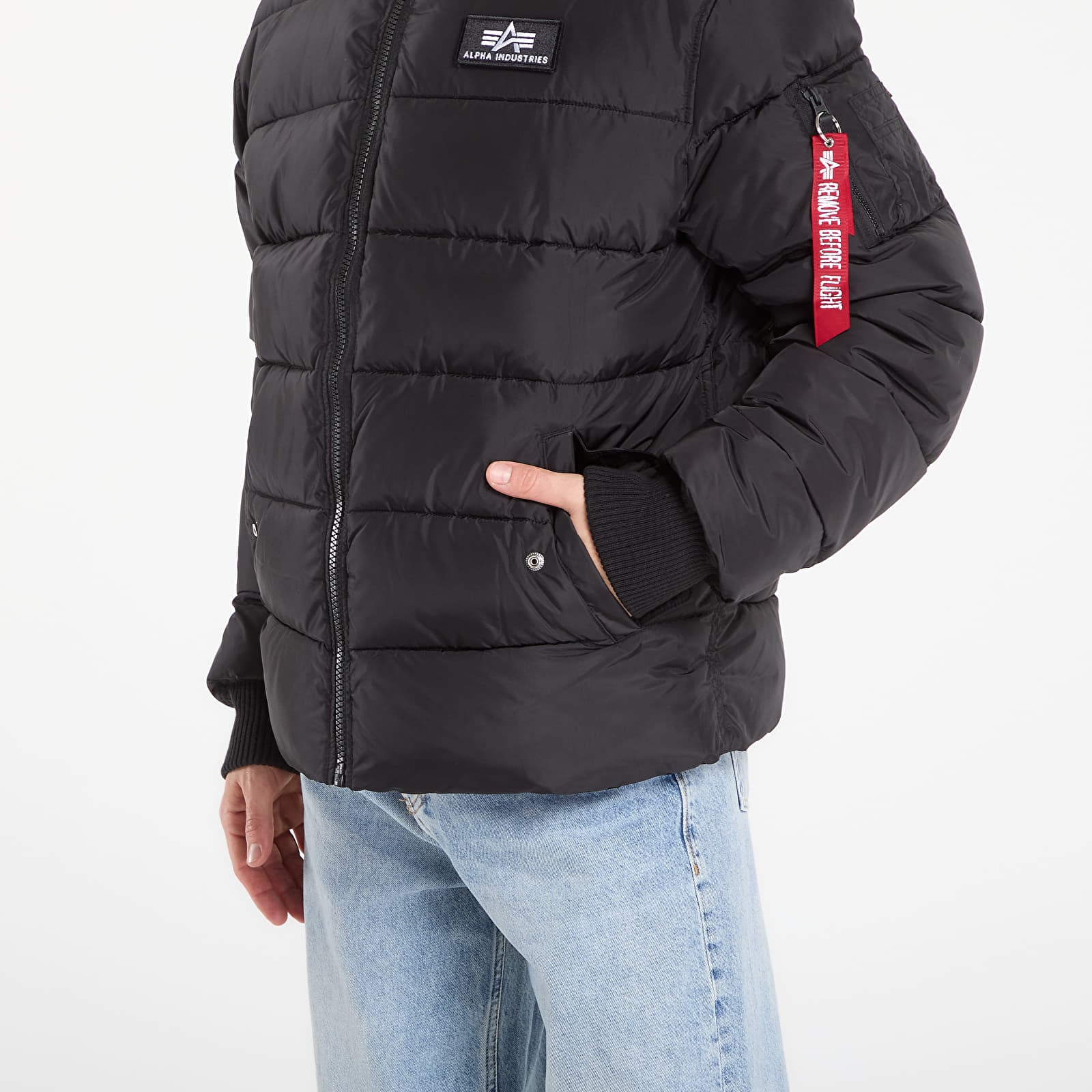 Jakne  Alpha Industries Hooded Puffer Alpha FD Black