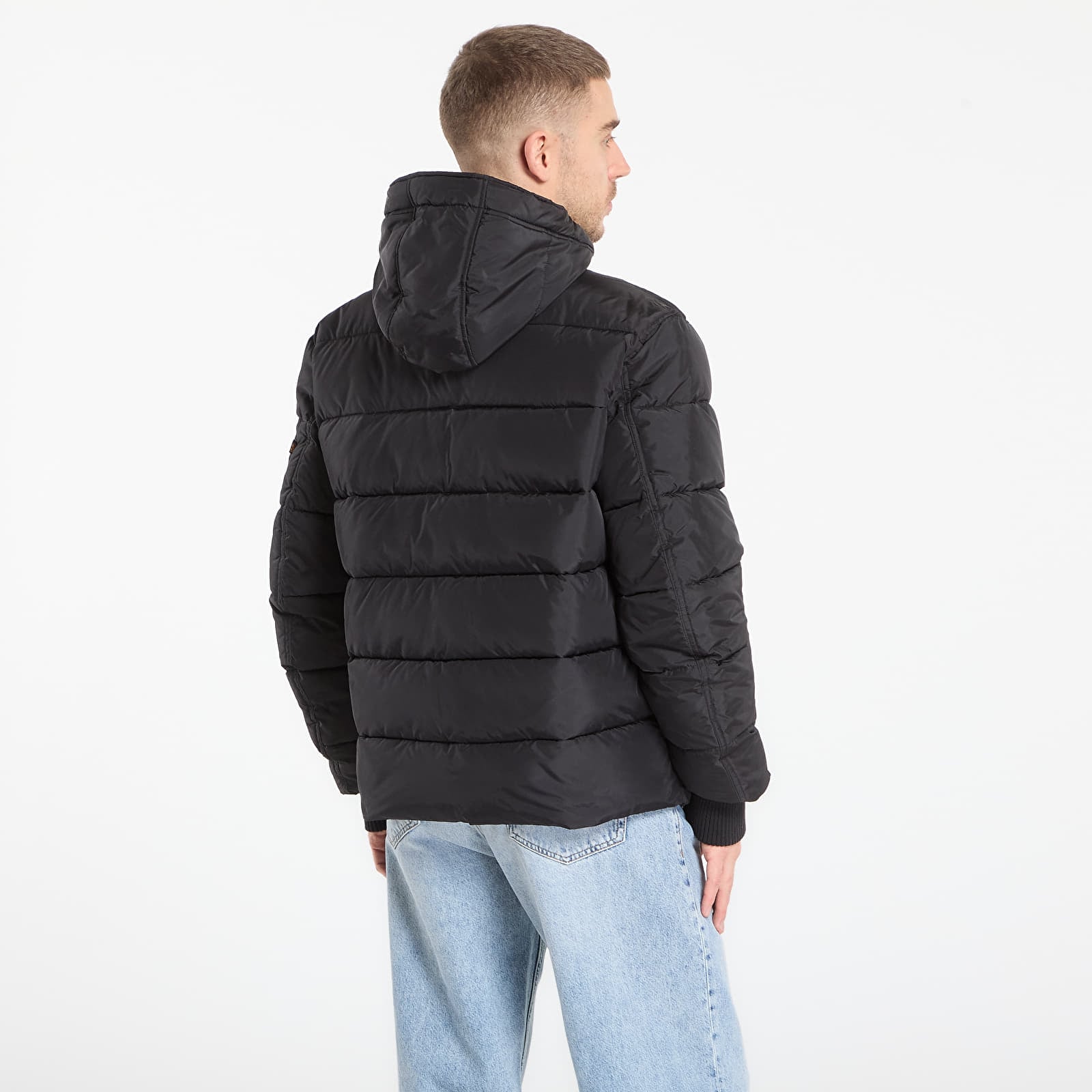 Jakne  Alpha Industries Hooded Puffer Alpha FD Black