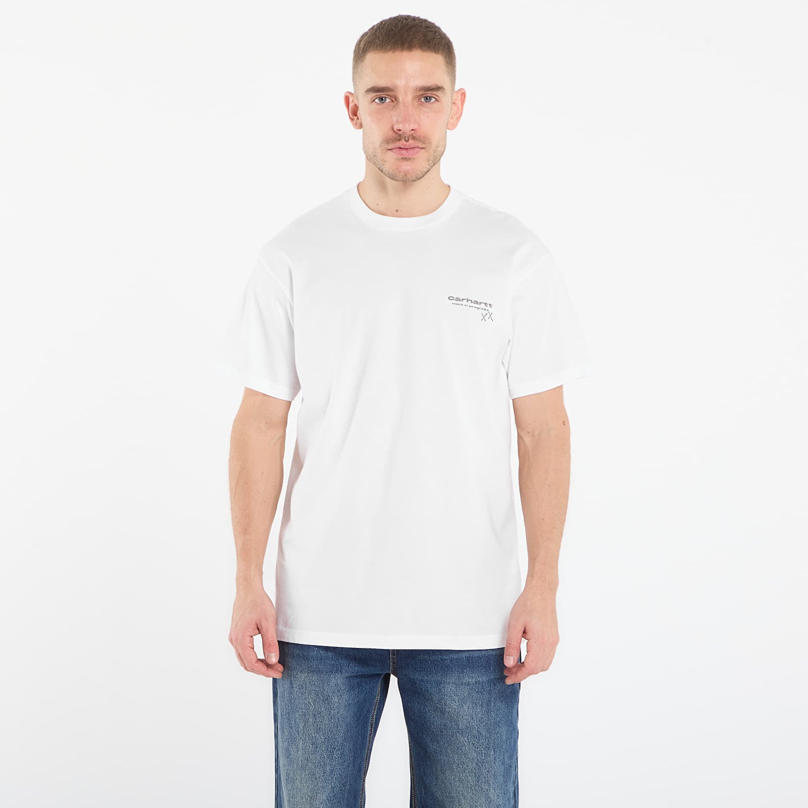 Tricou Carhartt WIP S/S Garble T-Shirt UNISEX White S