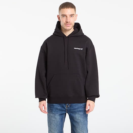 Džemperis Carhartt WIP Hooded Caps Sweat UNISEX Black