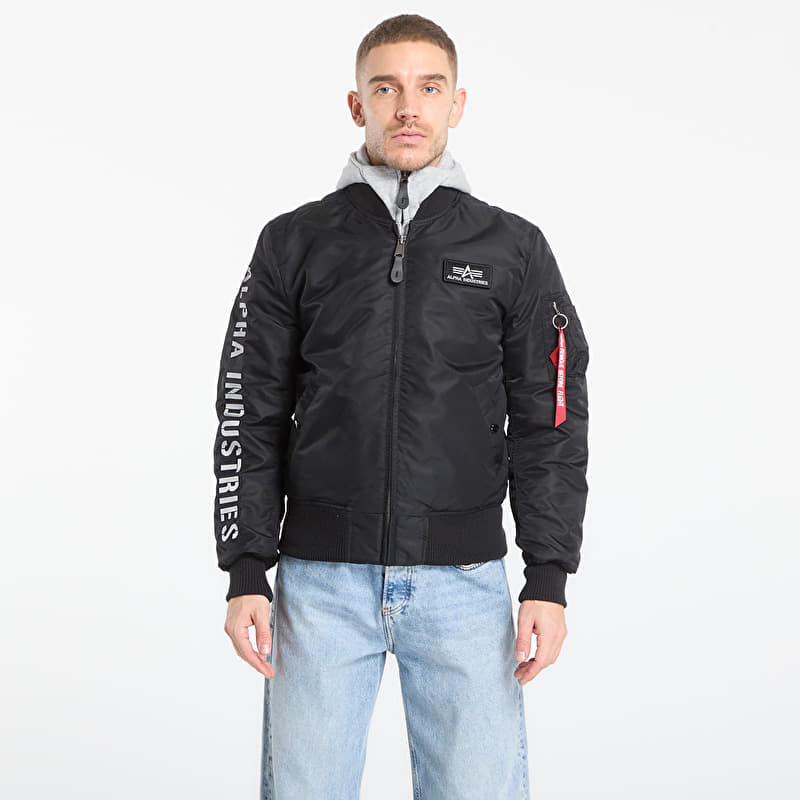 Куртка Alpha Industries MA-1 D-Tec SE Black / Grey