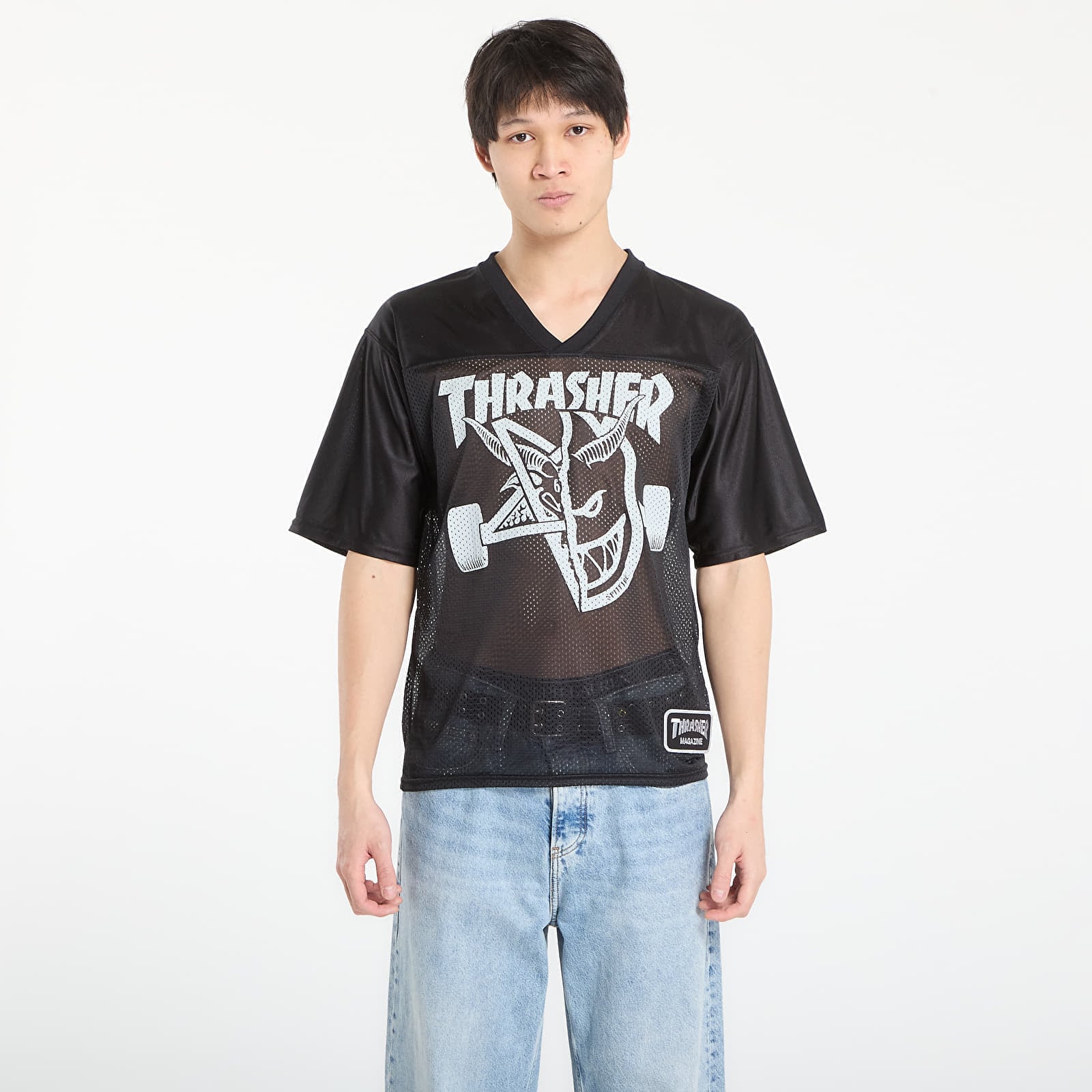Jersey Thrasher x Spitfire Thrash & Burn Football Jersey Black L