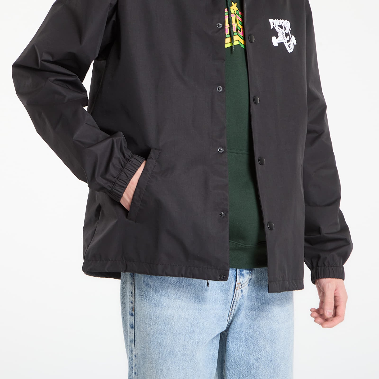 Jakne Thrasher x Spitfire Thrash & Burn Coach Jacket Black